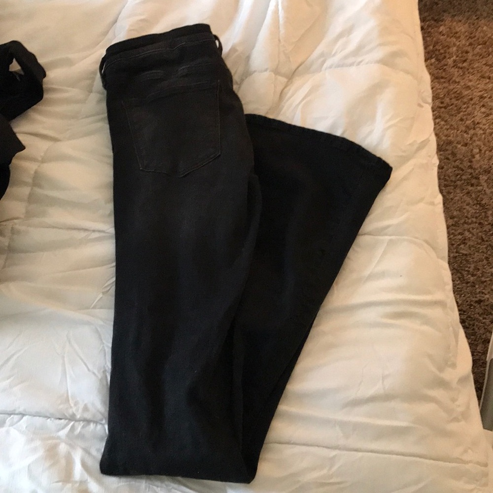 H&M black flare jeans